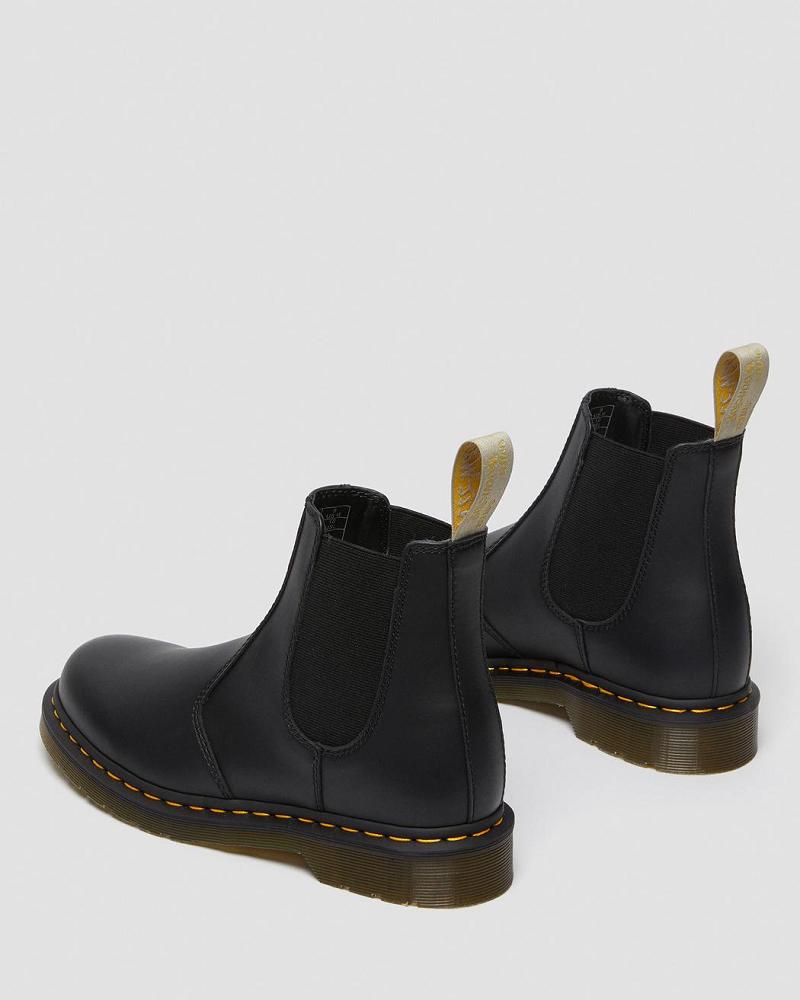 Black Men's Dr Martens Vegan 2976 Felix Ankle Boots | CA 456NWY